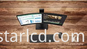 Zakrivljeni LCD ekran
